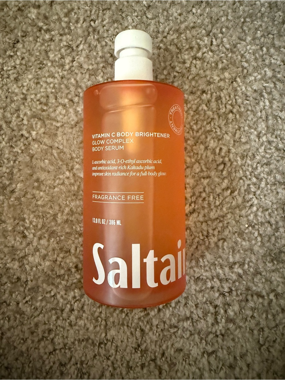 SALTAIR Vitamin C Body Brightener Serum - Orange (Fragrance Free)